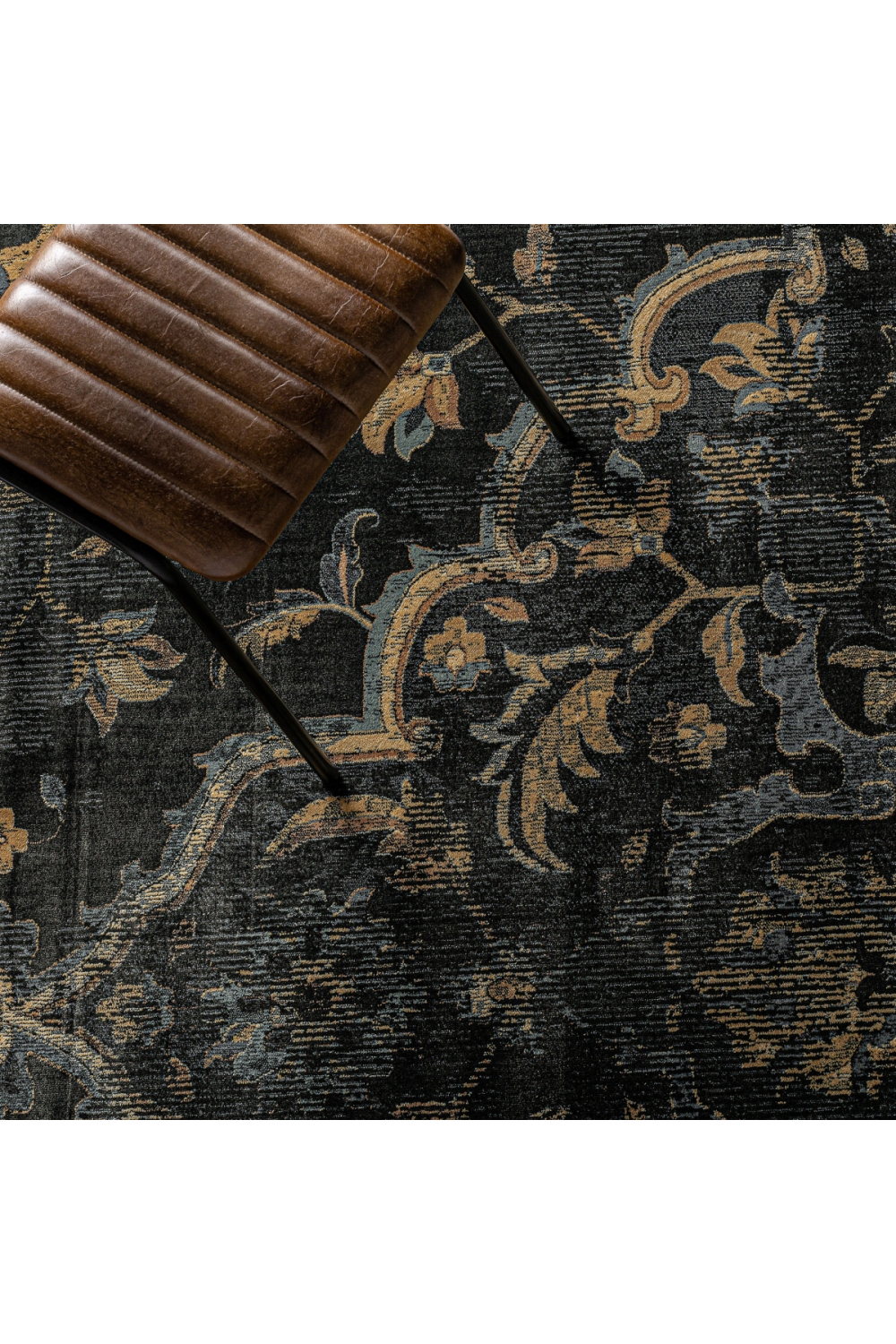 Dark Viscose Area Rug 11' x 8' | Vical Home Anxela | Oroatrade.com