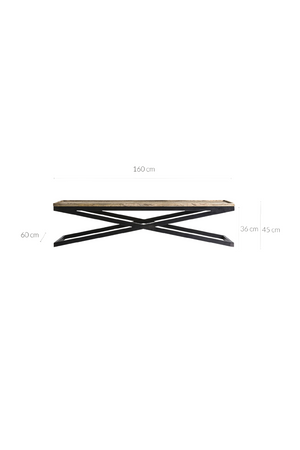 Black Iron Coffee Table | Vical Home Newak | Oroa.com