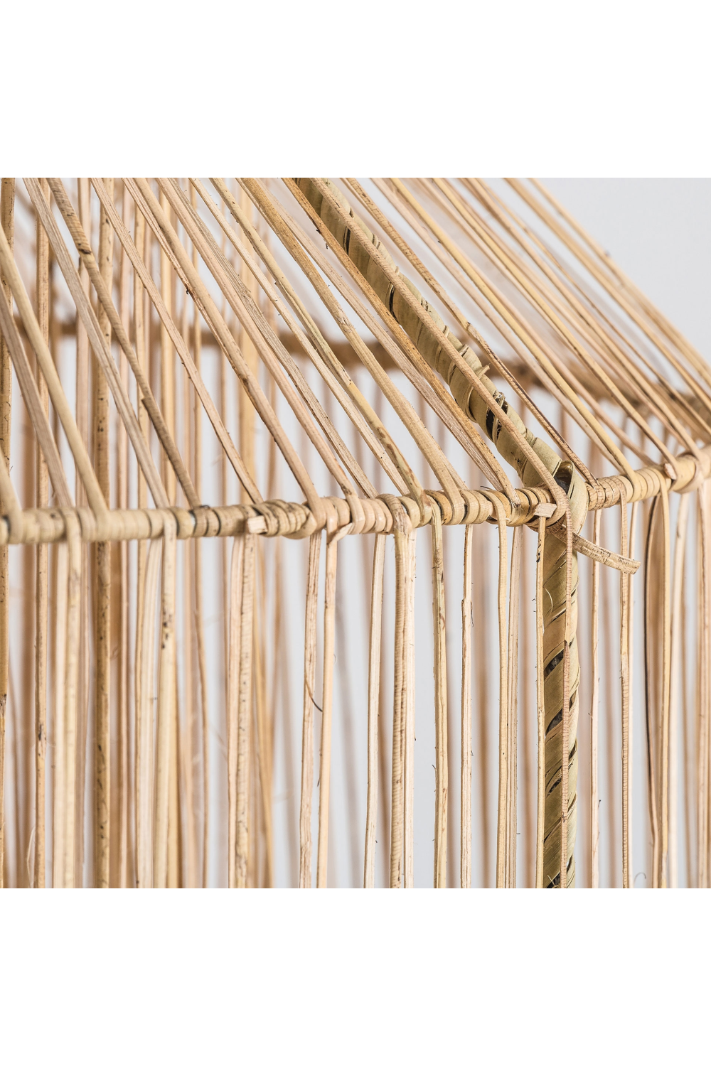 Brown Rattan Geometrical Hanging Lamp | Vical Home | Oroa.com