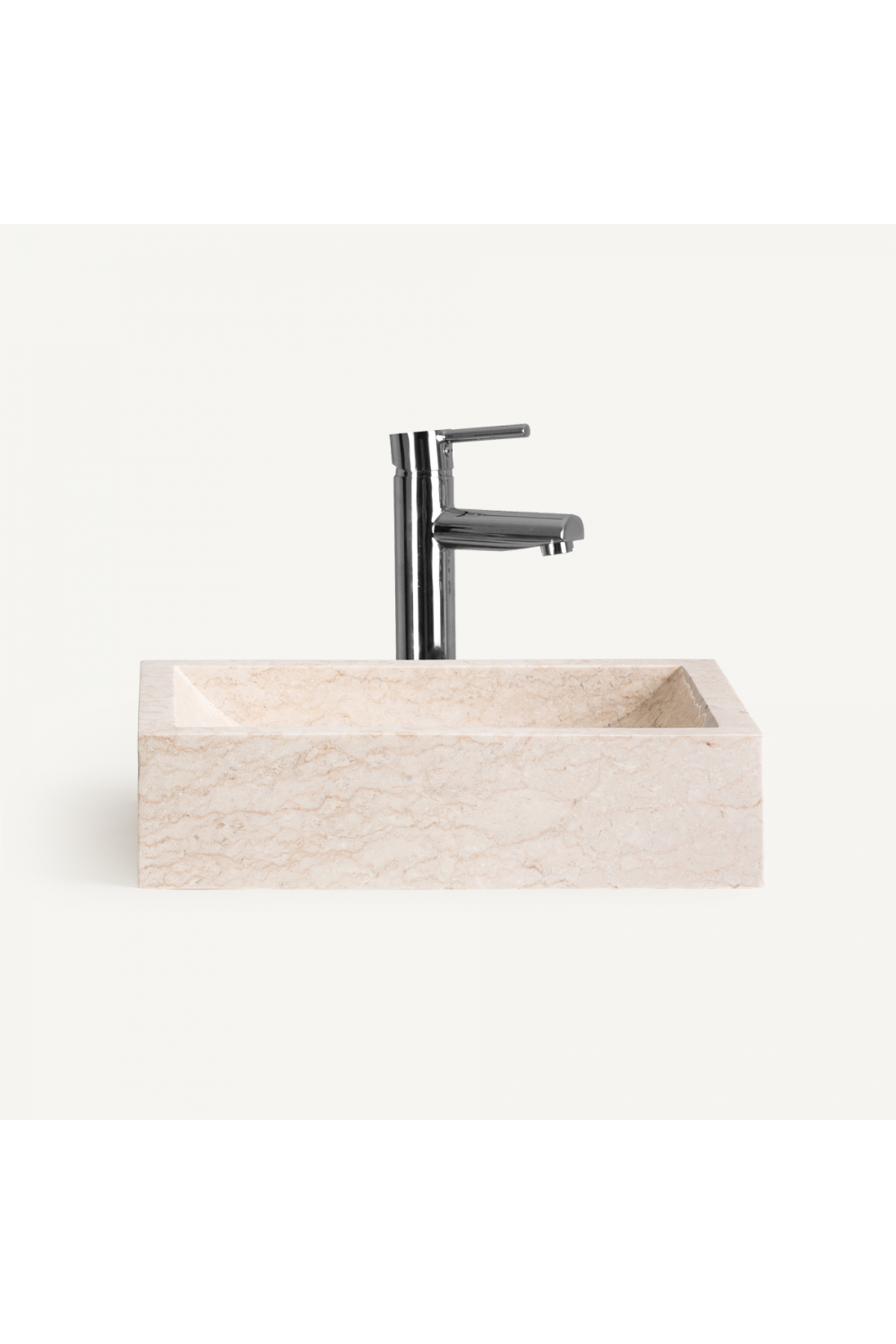 White Stone Bathroom Sink | Vical Home Haumea | Oroatrade.com