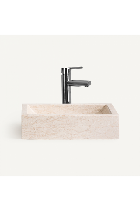 White Stone Bathroom Sink | Vical Home Haumea | Oroa.com