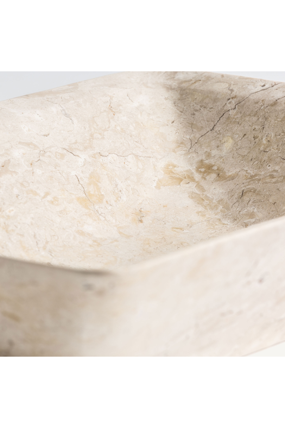 Beige Marble Tapered Bathroom Sink | Vical Home Ceres | Oroatrade.com