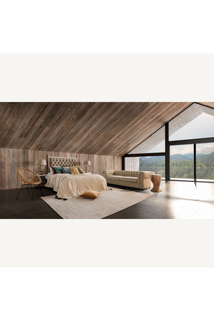 Natural Wooden Twisted Side Table | Vical Home Yendi | Oroa.com