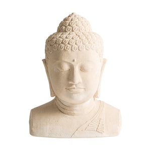   White Cement Oriental Bust | Oroa.com
