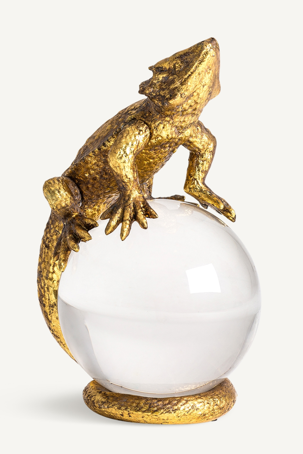 Gold Sculpture Decor | Vical Home Lizard | Oroatrade.com