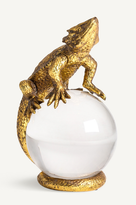 Gold Sculpture Decor | Vical Home Lizard | Oroa.com