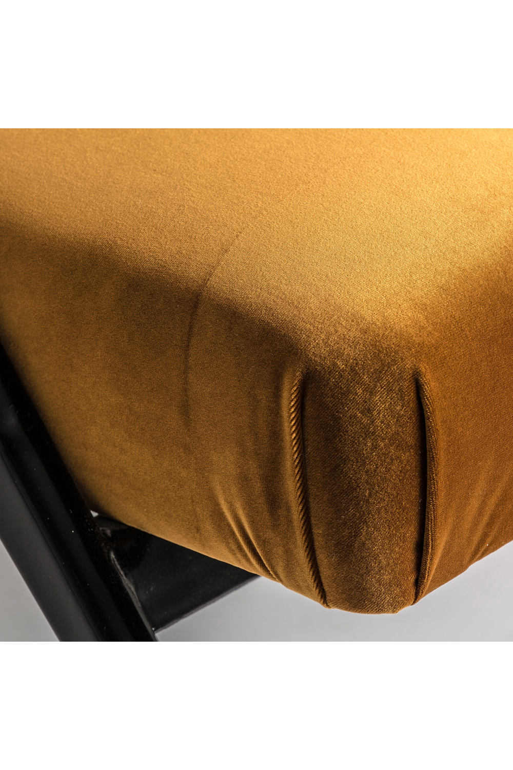 Ocher Velvet Seat Armchair | Vical Home Brillon | Oroatrade.com