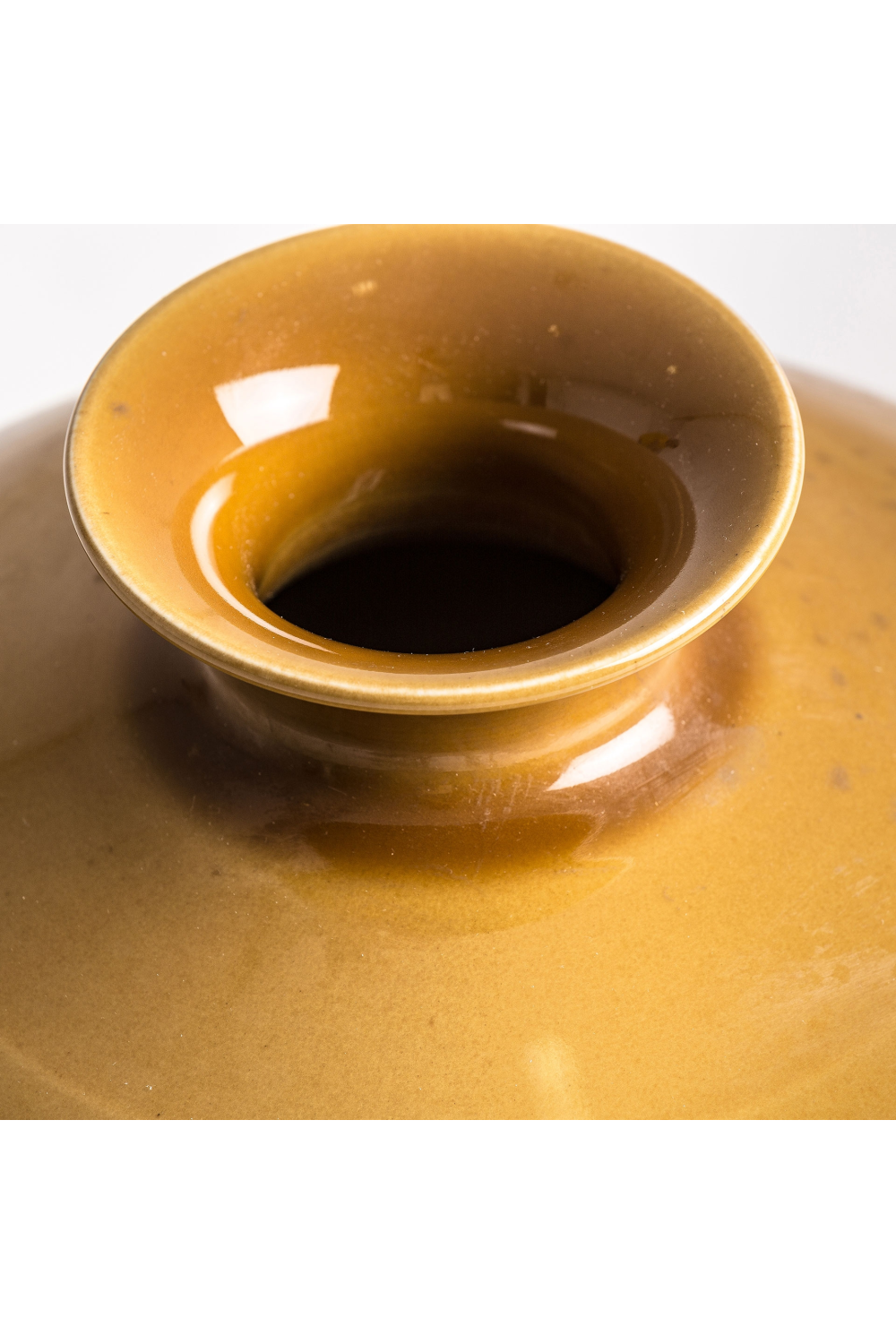 Yellow Ceramic Vase | Vical Home Mustard | Oroa.com