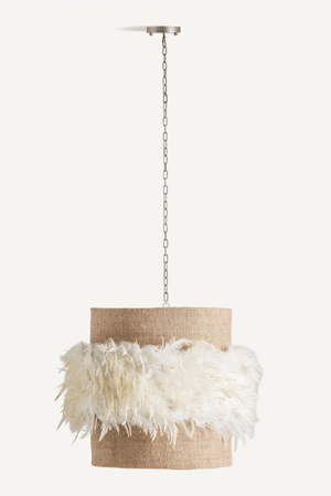 Feather Embellished Pendant Light | Vical Home | Oroa.com