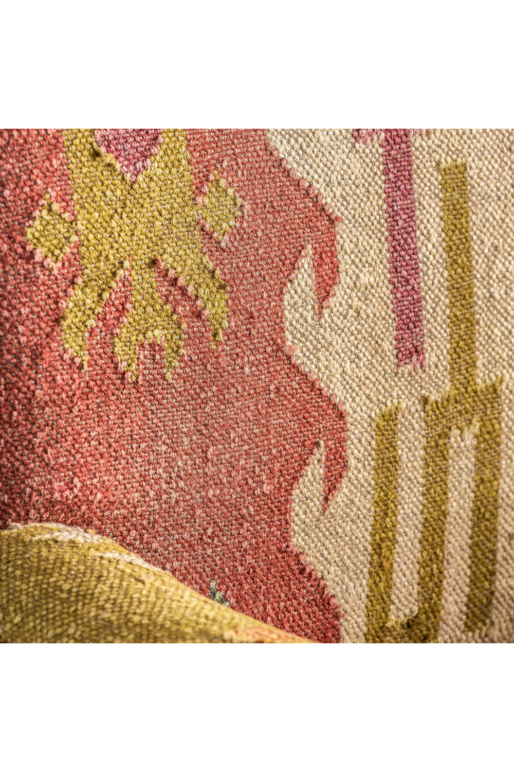 Kilim Print Jute Armchair | Vical Home Sveta | Oroa.com