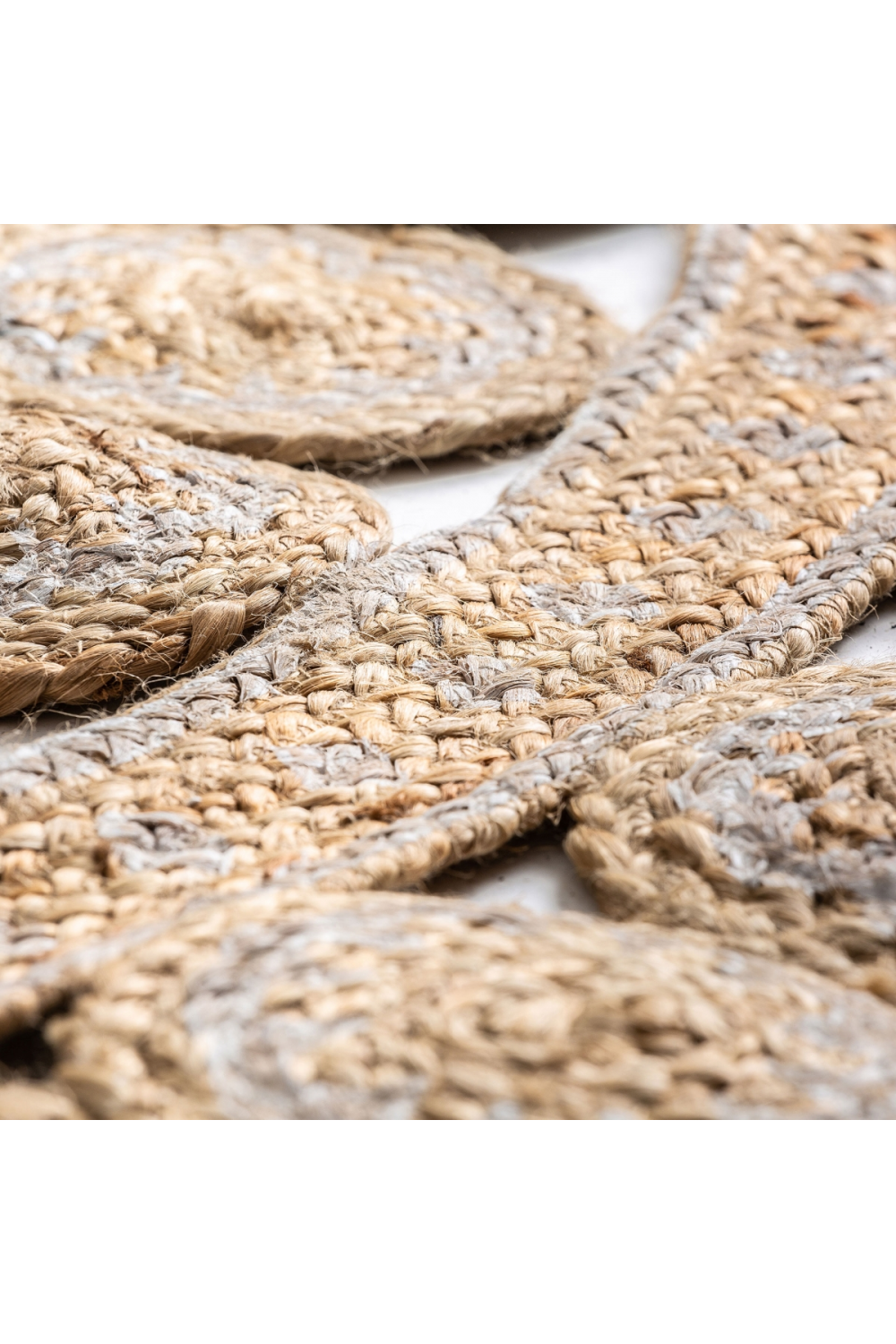 Jute Round Floral Rug 8' | Vical Home Zulai | Oroa.com