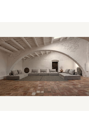 Beige Jute Patterned Rug 10'5" x 6'5" | Vical Home Ghanima | Oroa.com