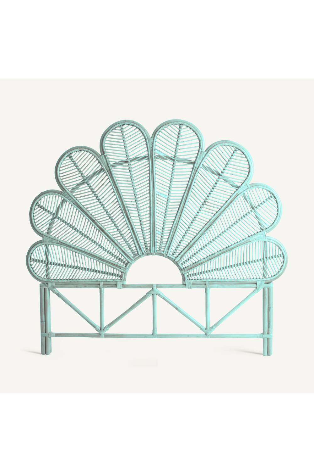 Turquoise Rattan Headboard | Vical Home Algaida | Oroa.com