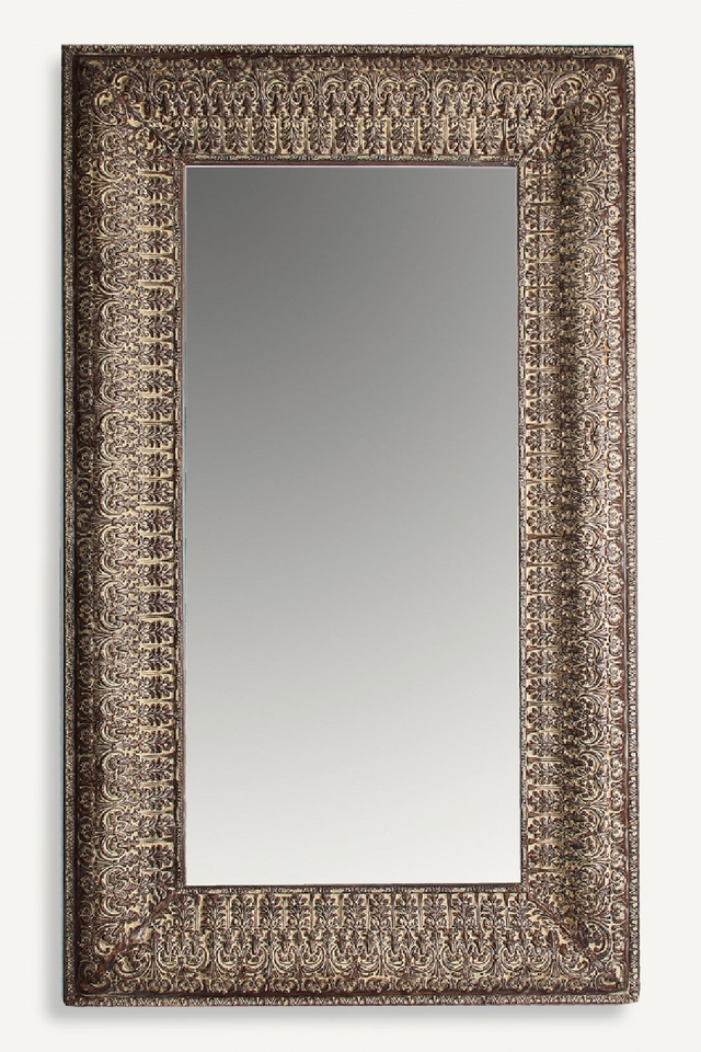 Carved Wood Mirror | Vical Home Kobu | Oroa.com