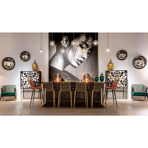   Black Round Mirror | Oroa.com