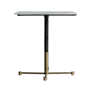   White Marble Square Side Table | Oroa.com