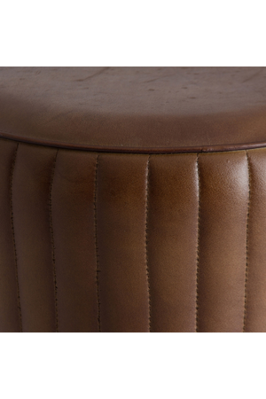 Brown Leather Counter Stool | Vical Home Seney | Oroa.com