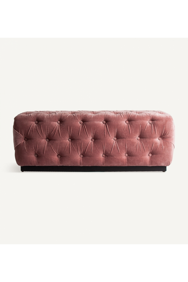 Tufted Pink Velvet Bed Bench | Vical Home Tardiano | Oroa.com