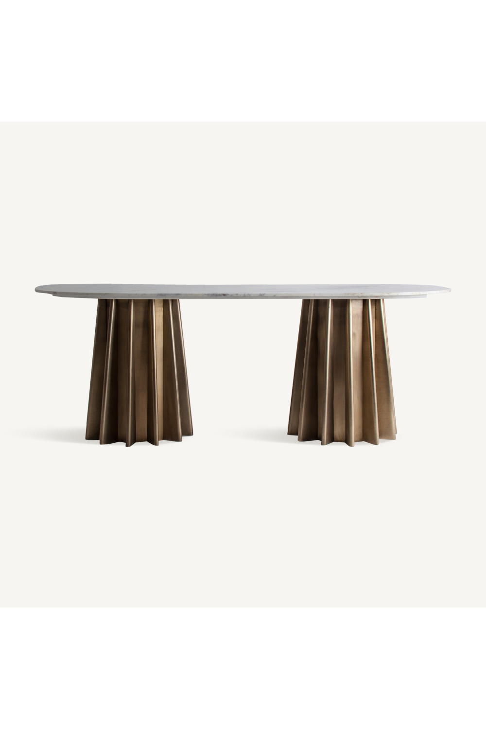 Oval Marble Dining Table | Vical Home Lezey | Oroa.com