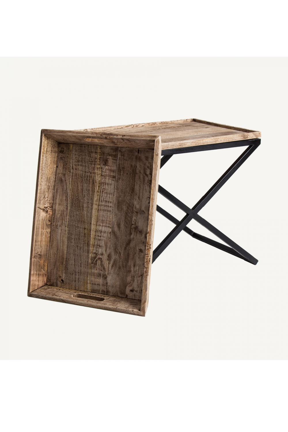   Criss-cross Base Side Table | Oroa.com