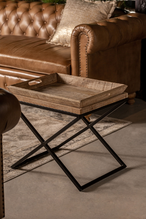   Criss-cross Base Side Table | Oroa.com
