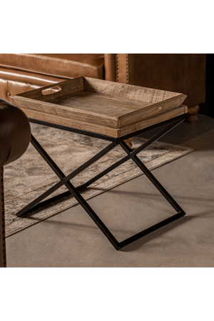   Criss-cross Base Side Table | Oroa.com