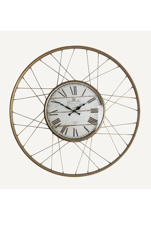 Gold Art Deco Clock | Vical Home Greer | Oroa.com