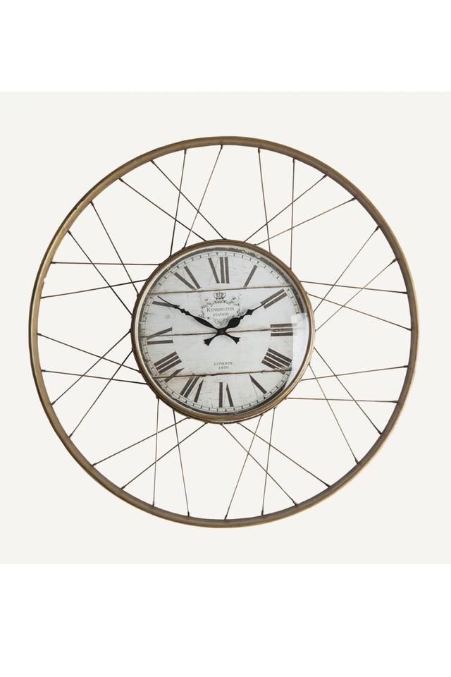 Gold Art Deco Clock | Vical Home Greer | Oroa.com