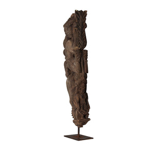   Rustic Teak Wood Sculpture | Oroa.com