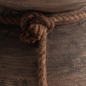   Weathered Teak Wood Vase | Oroa.com