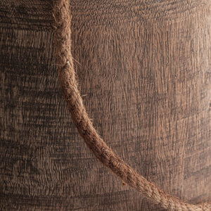  Weathered Teak Wood Vase | Oroa.com