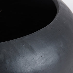   Modern European furniture - Black Terracotta Flower Pot - www.oroa.com | Oroa.com
