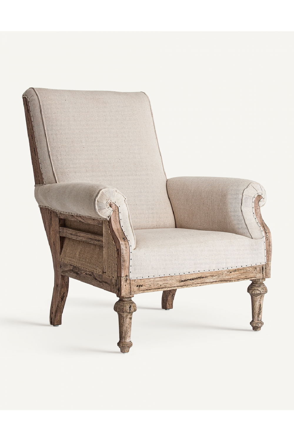 Beige High-Back Lounge Chair | Vical Home Gore | Oroa.com