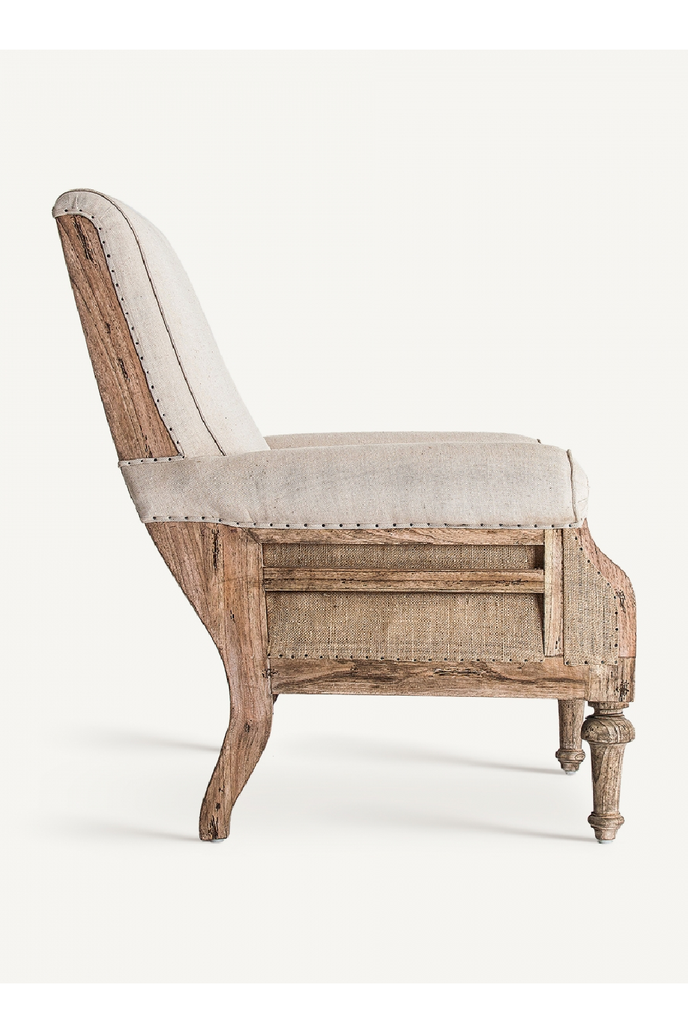 Beige High-Back Lounge Chair | Vical Home Gore | Oroa.com