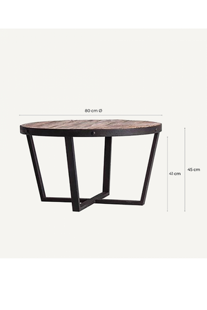 Round Pine Coffee Table | Vical Home Minot | Oroa.com