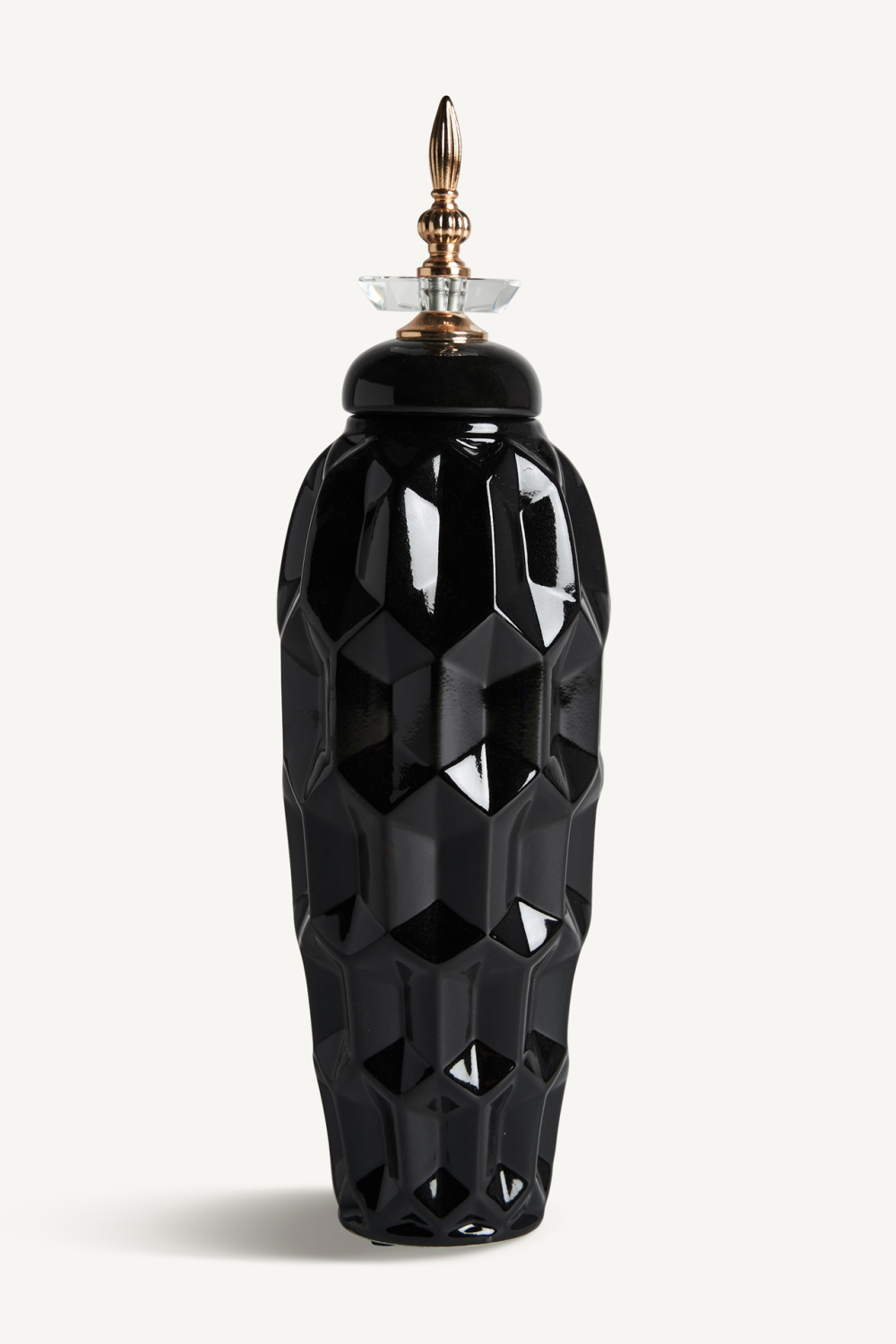 Black Ceramic Oriental Vase L | Vical Home Heyer | Oroa.com