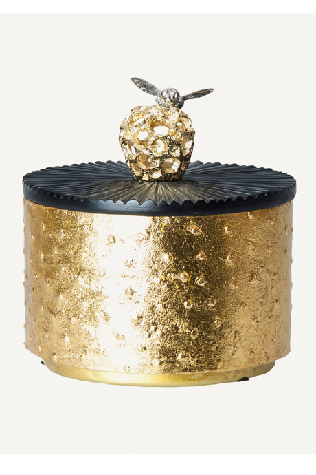 Gold Round Box | Vical Home | Oroat.com