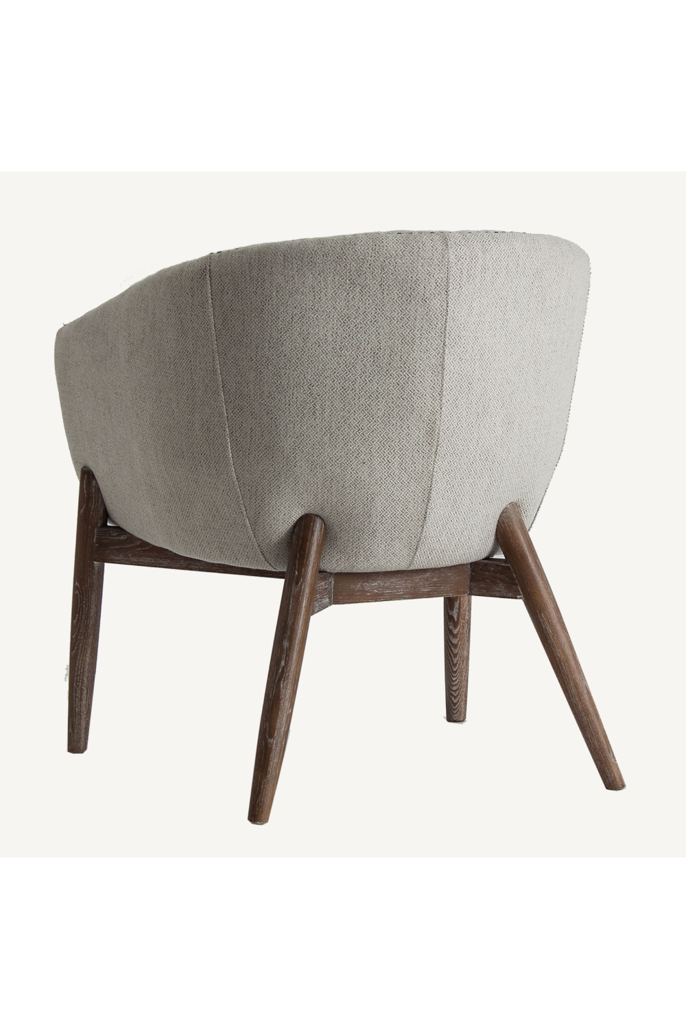 White Studded Barrel Armchair | Vical Home Neive | Oroa.com