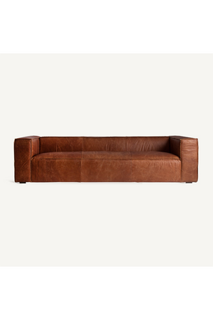 Brown Leather Sofa | Vical Home Kurza | Oroa.com