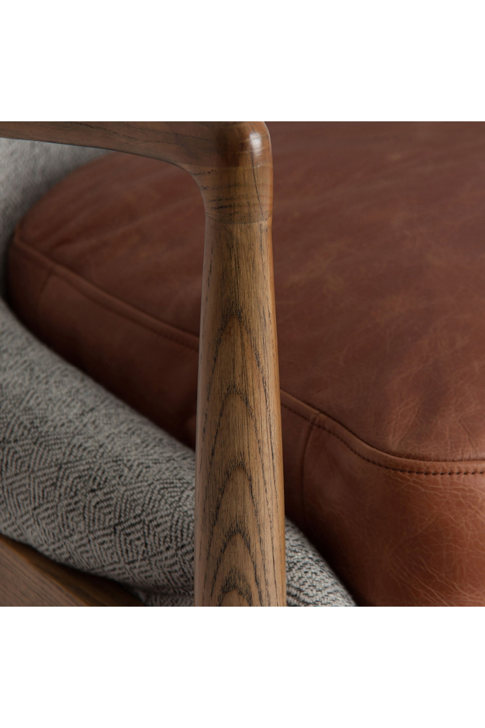 Gray Upholstered Nordic Armchair | Vical Home Elati | Oroa.com