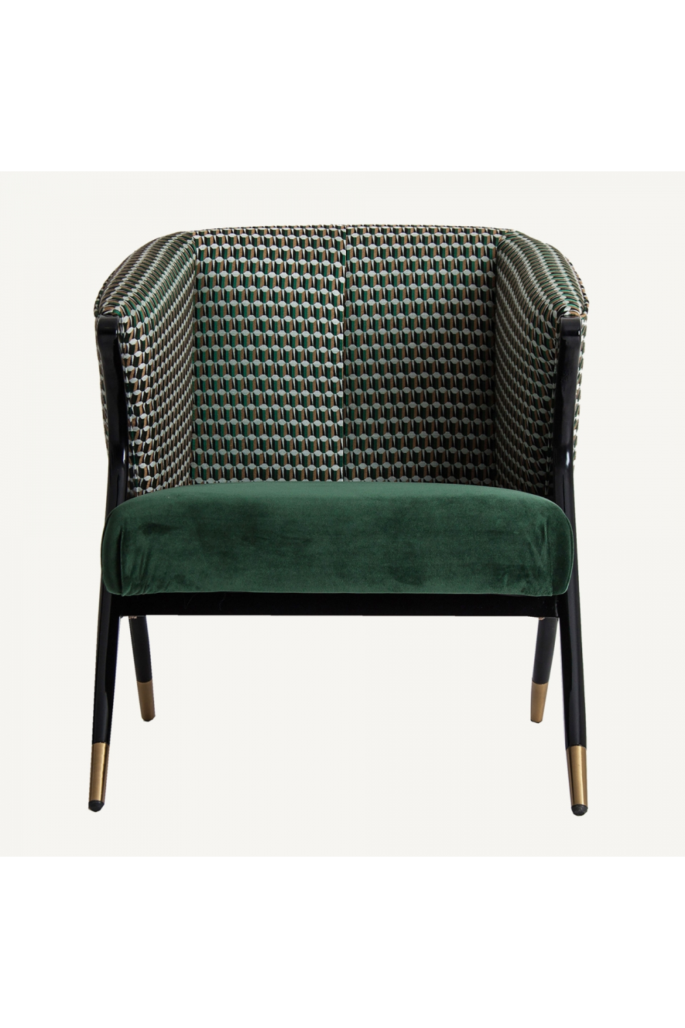 Modern Green Velvet Armchair | Vical Home Kelheim | Oroatrade.com