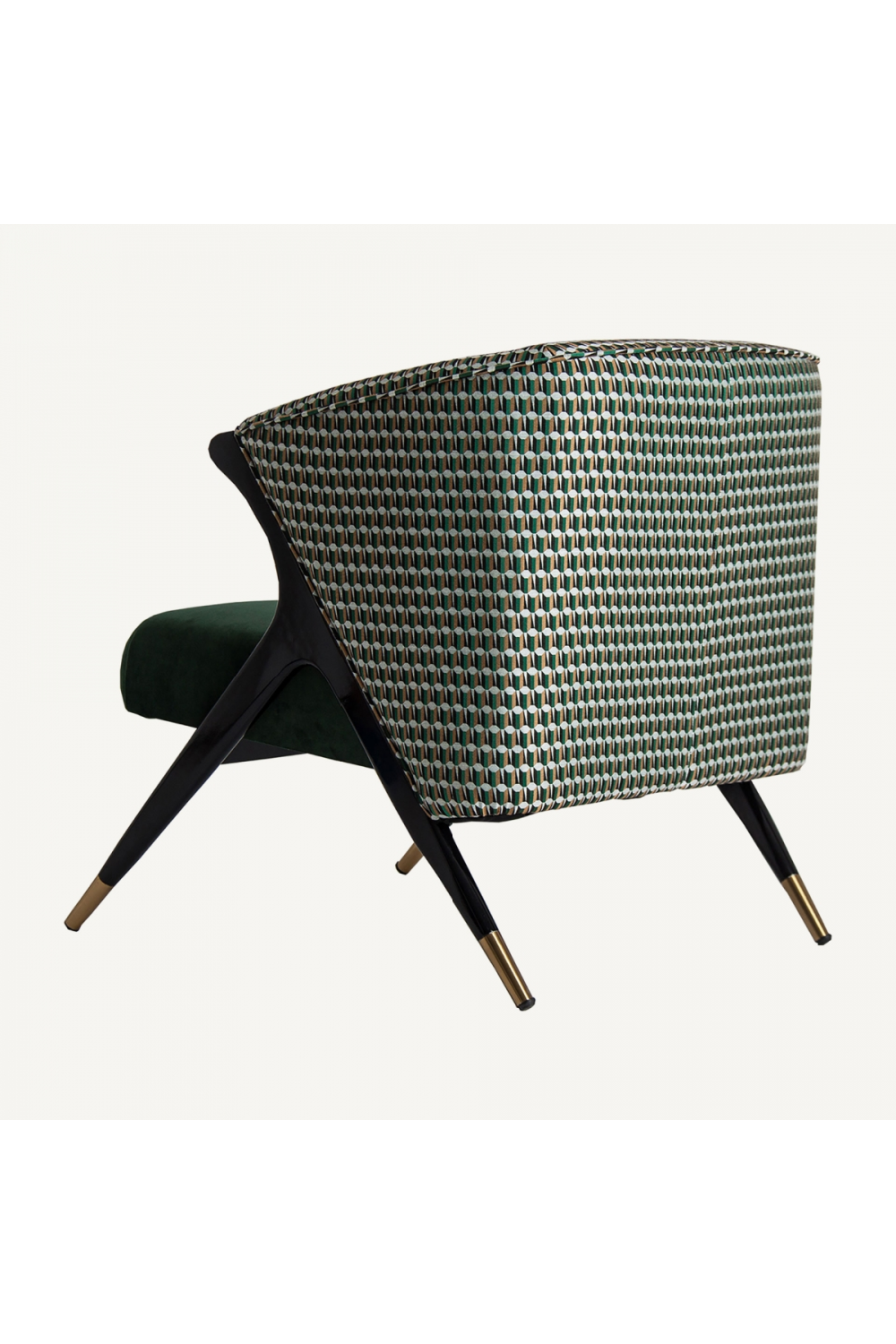 Modern Green Velvet Armchair | Vical Home Kelheim | Oroatrade.com