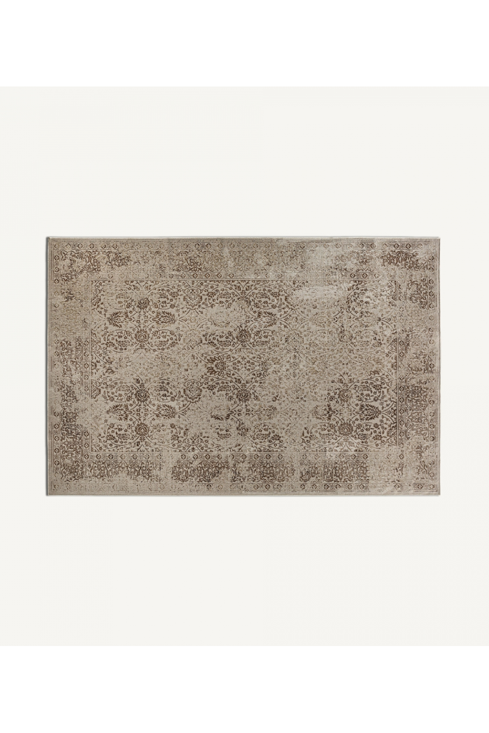 Beige Classic Style Carpet 9'6" x 6'6" | Vical Home Light | Oroatrade.com