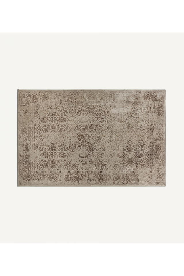 Beige Classic Style Carpet 9'5" x 6'5" | Vical Home Light | Oroa.com