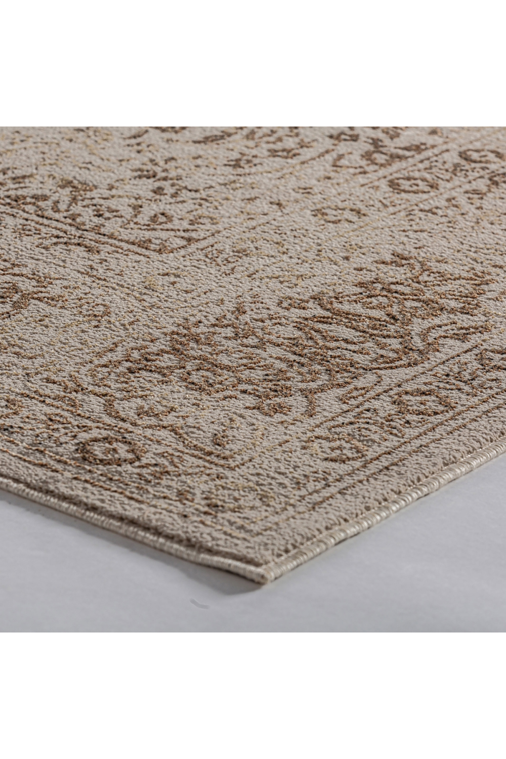 Beige Classic Style Carpet 9'6" x 6'6" | Vical Home Light | Oroatrade.com