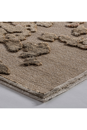 Beige Chenille Rug 9'5" x 6'5" | Vical Home Queen | Oroa.com