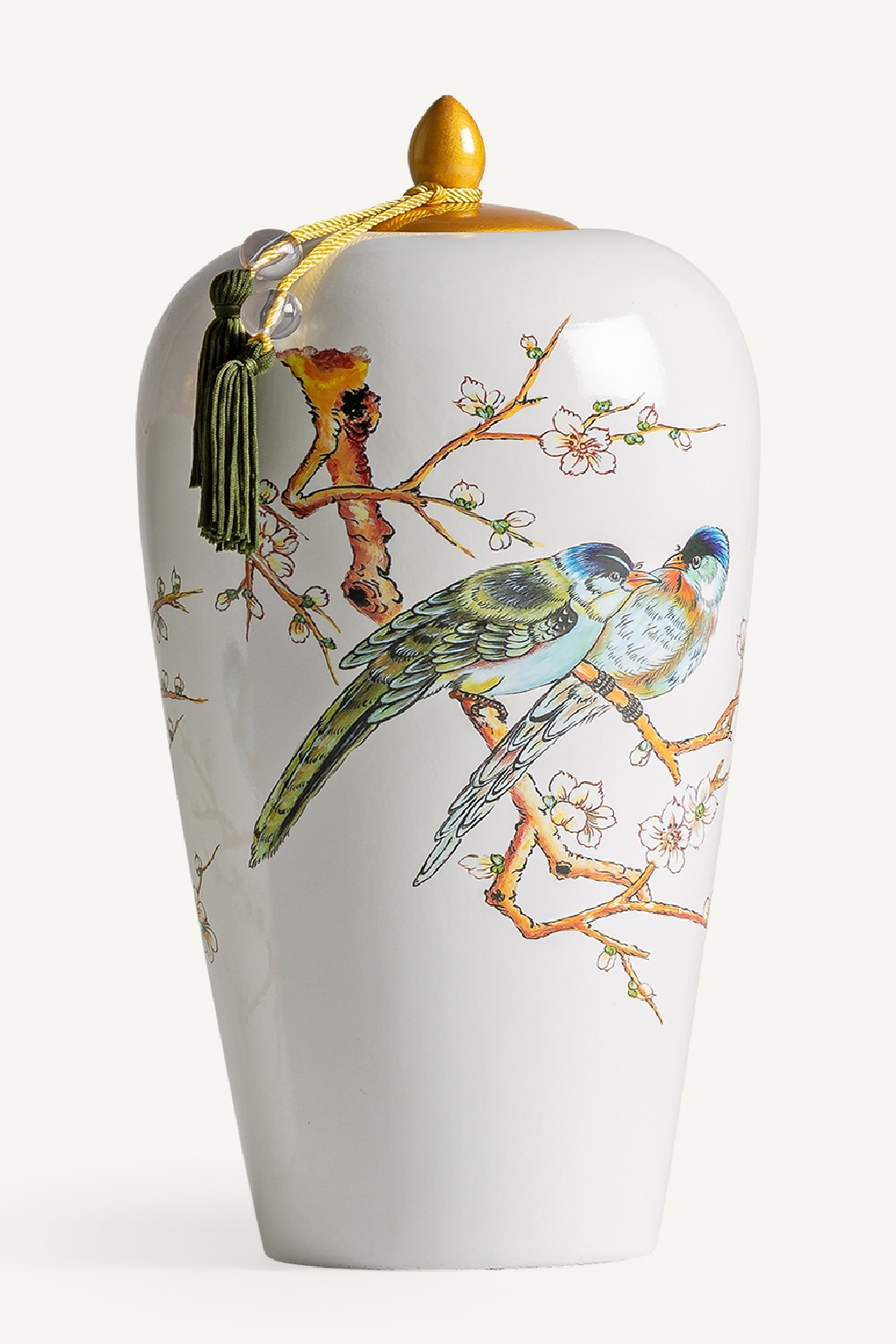 Painted White Ceramic Vase | Vical Home Azzad | Oroa.com