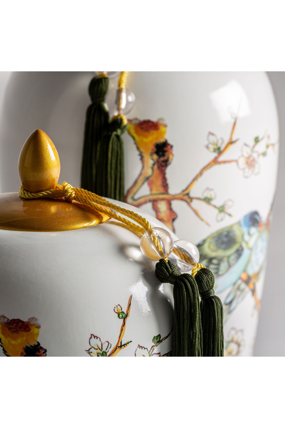 Painted White Ceramic Vase | Vical Home Azzad | Oroa.com