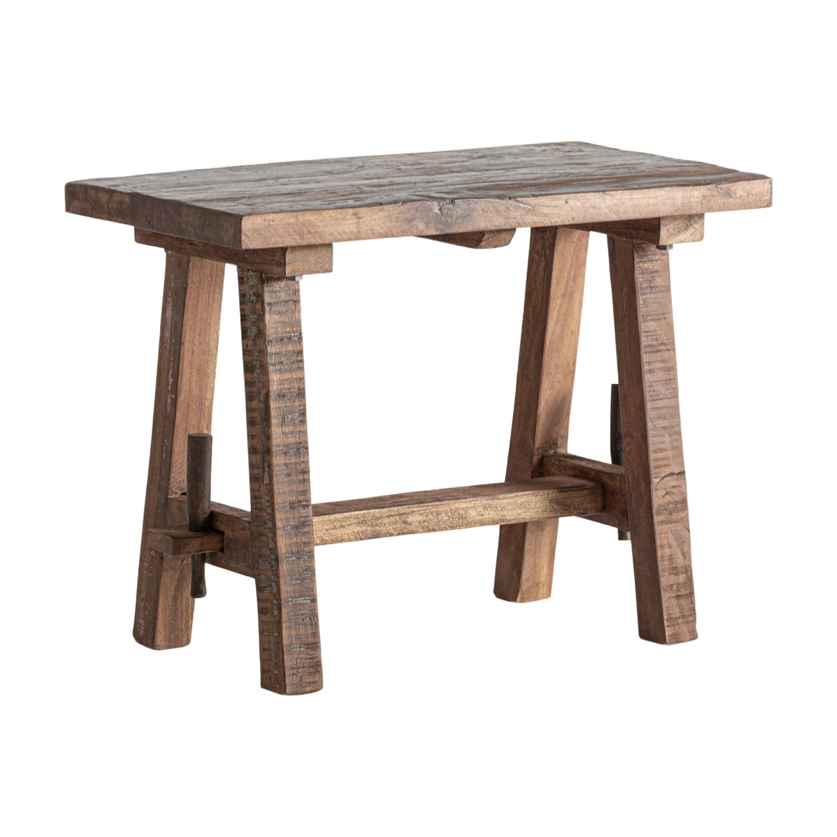   Rustic Wood Stool | Oroa.com