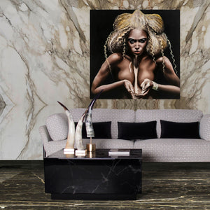   Two-Toned Horn Decor Figure | Oroa.com
